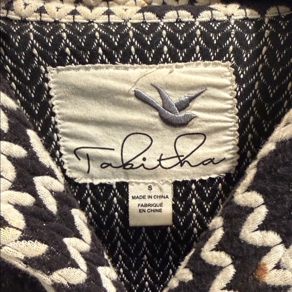 Anthropology Tabitha Black & White knit jacket - Picture 2 of 5